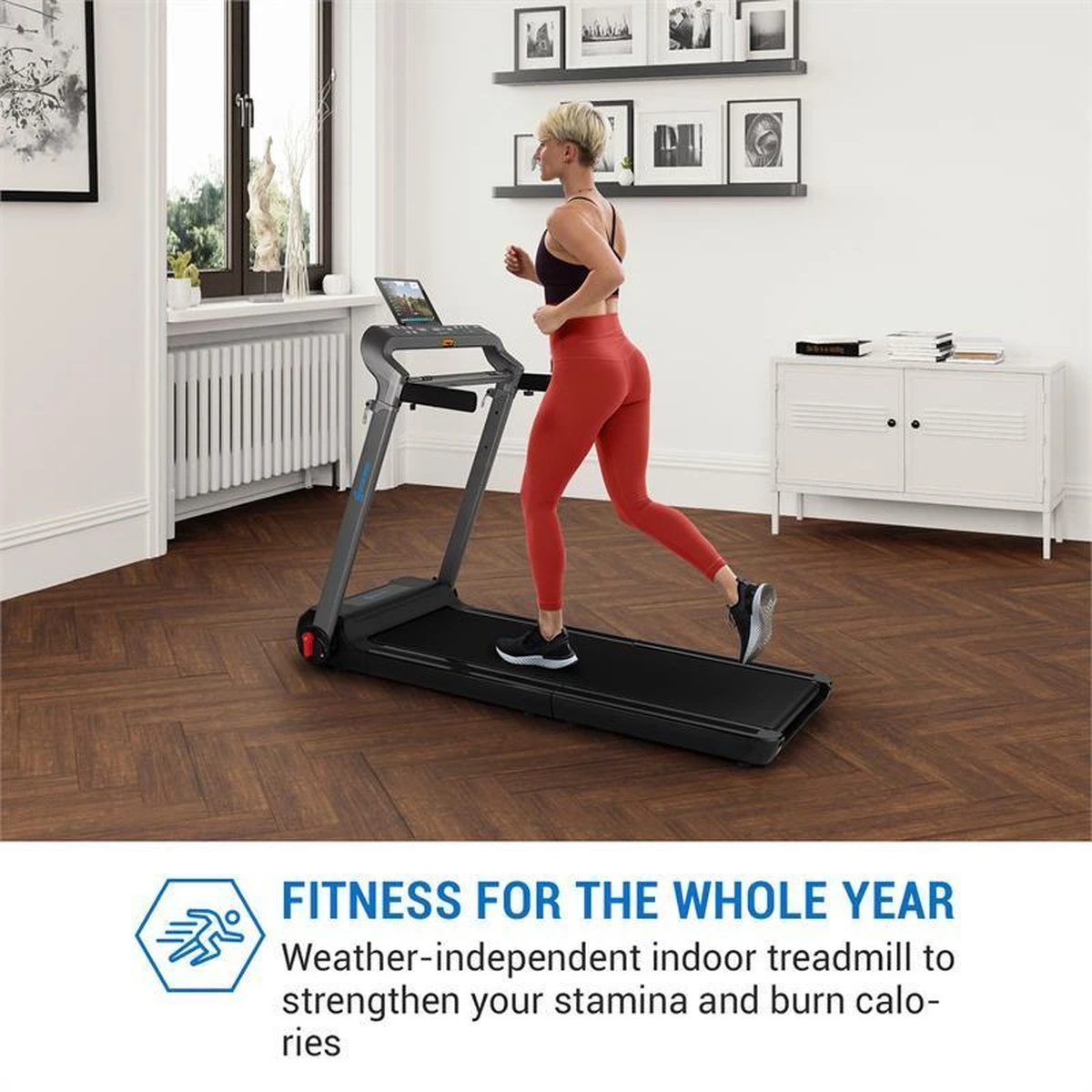 CAPITAL SPORTS Compact Space X Loopband Loopvlak 123x44cm 1,1 KW Vouwbaar 5 CAPITAL SPORTS Compact Space X Loopband Loopvlak 123x44cm 1,1 KW Vouwbaar - Afbeelding 3