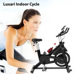 Luxari - Indoor Cycle 2 - Computer Met O.a. Hartslagfunctie - Verstelbare Weerstand - 10 Kg Vliegwiel - I-pad/telefoon Houder - Fitness Fiets - Hometrainer -Merkloos Winkel 1200x1200 4686