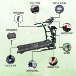 FitBoostR Loopband Inklapbaar 14 Km/h Fitness - Met Massageriem En Hartslagfunctie -Merkloos Winkel 1200x1200 4696