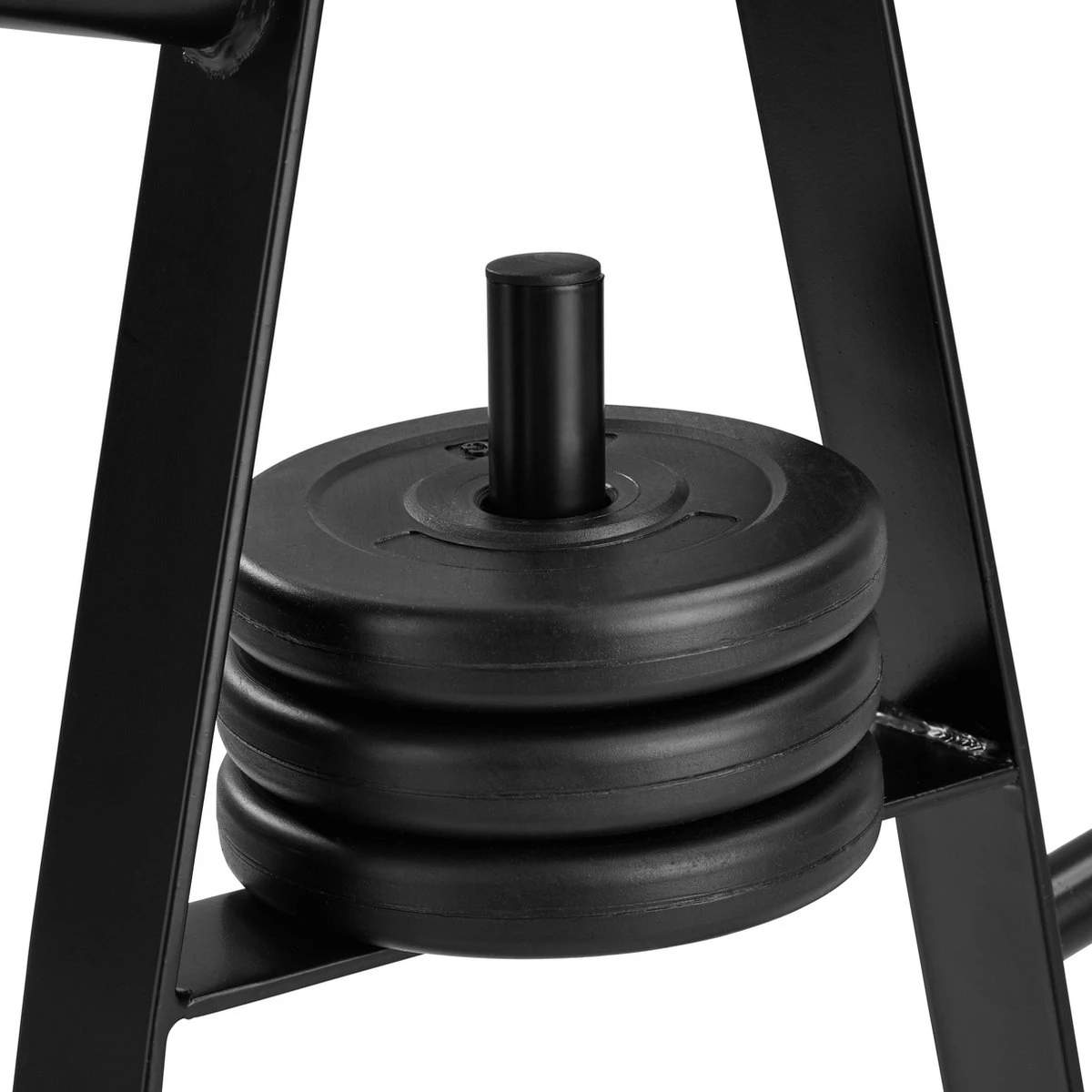 TecTake - Rek Voor Halterschijven - Halterschijvenrek - Zwart -402600 4 TecTake - Rek Voor Halterschijven - Halterschijvenrek - Zwart -402600 - Afbeelding 2