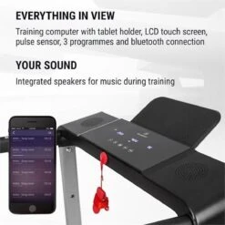 Klarfit Treado Active Loopband - 10 Km/h - 1PK - 36 X 100 Cm - Bluetooth - Trainingscomputer Met Tablethouder - Touch-display -Merkloos Winkel 1200x1200 4749