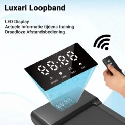 Luxari - Elektrische Loopband - Afstandsbediening - 2 HP Motor - LED Display - Treadmill - Hometrainer - Thuis Trainen -Merkloos Winkel 1200x1200 4753