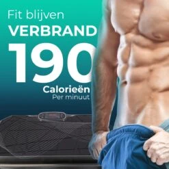 Luxari - Trilplaat Pro - Bluetooth Speaker - 5 Trainingsprogramma's & 180 Niveaus - 2 Fitness Weerstandskabels - Afstandsbediening - Zwart -Merkloos Winkel 1200x1200 4759