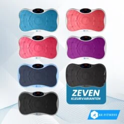 BX Fitness® - Trilplaat Fitness Body Blauw - Incl Weerstandsbanden & Voedingsgids - Sport Trilplaat - Powerplate Voor Cardiotrainingen - Trainingsapparatuur Voor Krachttraining - Ontvang NU Met Duidelijke Handleiding Met Oefeningen + Recepten! -Merkloos Winkel 1200x1200 4805