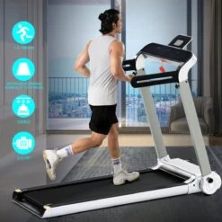 Merax Elektrische Loopband - Opvouwbaar - Inklapbaar Hardloopband - Professioneel - Fitness Hometrainer - Zilver Met Zwart -Merkloos Winkel 1200x1200 4859