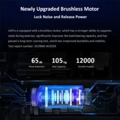 WalkingPad A1 PRO 746W Inklapbaar Elektrisch Loopband Fitness Walking Pad-0.5~6km/h -Automatische Snelheidsregeling Workout App-met LED Scherm/Afstandsbediening/Wiel-voor Thuis En Kantoor -Merkloos Winkel 1200x1200 4919