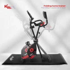 KM-Fit Hometrainer, Fitnessfiets, Opvouwbare Fitnessfiets, Tot 100kg -Merkloos Winkel 1200x1200 5013
