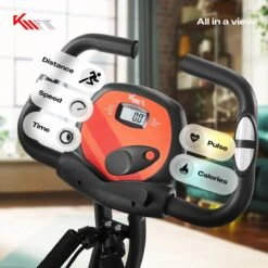 KM-Fit Hometrainer, Fitnessfiets, Opvouwbare Fitnessfiets, Tot 100kg -Merkloos Winkel 1200x1200 5015