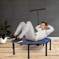 FOXSPORT Trampoline - Jump - Fitness - Volwassene Of Kindertrampoline - Fitness Trampoline Met Handvat - Mini Trampoline - Kleine Trampoline - Sport Trampoline - Inclusief Handgrip - Fitnesstrampolines - 119 Cm -Merkloos Winkel 1200x1200 5096