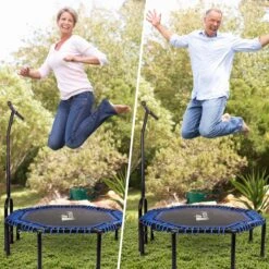 FOXSPORT Trampoline - Jump - Fitness - Volwassene Of Kindertrampoline - Fitness Trampoline Met Handvat - Mini Trampoline - Kleine Trampoline - Sport Trampoline - Inclusief Handgrip - Fitnesstrampolines - 119 Cm -Merkloos Winkel 1200x1200 5099