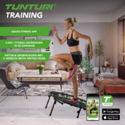 Tunturi Fitness Trampoline - Mini Trampoline - Opvouwbaar - 104cm Springoppervlak - Inclusief Beschermrand & Handgrip - Incl. Gratis Fitnessapp 20 Tunturi Fitness Trampoline - Mini Trampoline - Opvouwbaar - 104cm Springoppervlak - Inclusief Beschermrand & Handgrip - Incl. Gratis Fitnessapp -Merkloos Winkel 1200x1200 5105