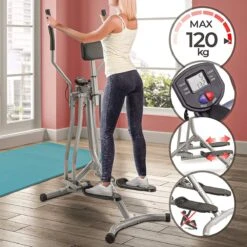 Merkloos Crosstrainer / Hometrainer Met LCD-Display - Zilver -Merkloos Winkel 1200x1200 5119