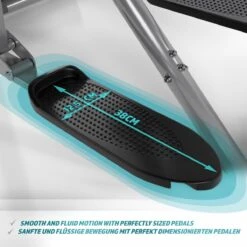 Merkloos Crosstrainer / Hometrainer Met LCD-Display - Zilver -Merkloos Winkel 1200x1200 5128