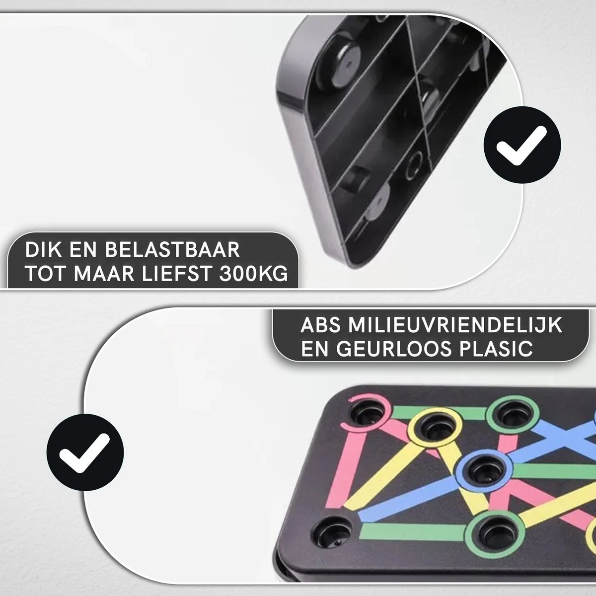 MGR Push Up Bord – Fitness – Push Up Board – Krachttraining – Calisthenics – Push Up – Opdruksteunen – Push Up Bars – Opdruk Bord Fitness 5 MGR Push Up Bord – Fitness – Push Up Board – Krachttraining – Calisthenics – Push Up – Opdruksteunen – Push Up Bars – Opdruk Bord Fitness - Afbeelding 3