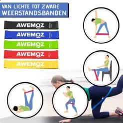 AWEMOZ Push Up Bord XL - 24 Oefeningen - Opdruksteunen - Push Up Bars - Opdrukken - Push Up Grips - Krachttraining - Board - Springtouw - Resistance Band -Merkloos Winkel 1200x1200 5148