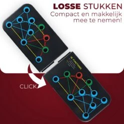 FitKit Push Up Bord - Fitness - Krachttraining Thuis - Opdruksteun 16 Variaties - Push Up Board - Trainen Van 4 Spiergroepen - Opdruk Bord - Sporten - Push Up Bars - Thuis Sporten - Opdrukken -Merkloos Winkel 1200x1200 5189