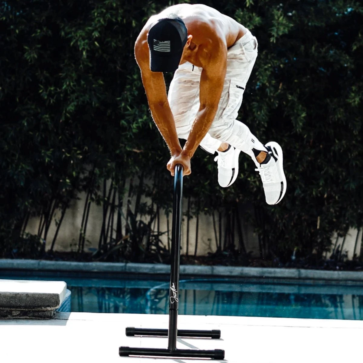 Lebert Equalizer XXL Dip Bars Mat Zwart - Dip Station - Pull Up Bar - Push Up Bars - Calisthenics - Krachttraining Voor Het Gehele Lichaam 11 Lebert Equalizer XXL Dip Bars Mat Zwart - Dip Station - Pull Up Bar - Push Up Bars - Calisthenics - Krachttraining Voor Het Gehele Lichaam - Afbeelding 9