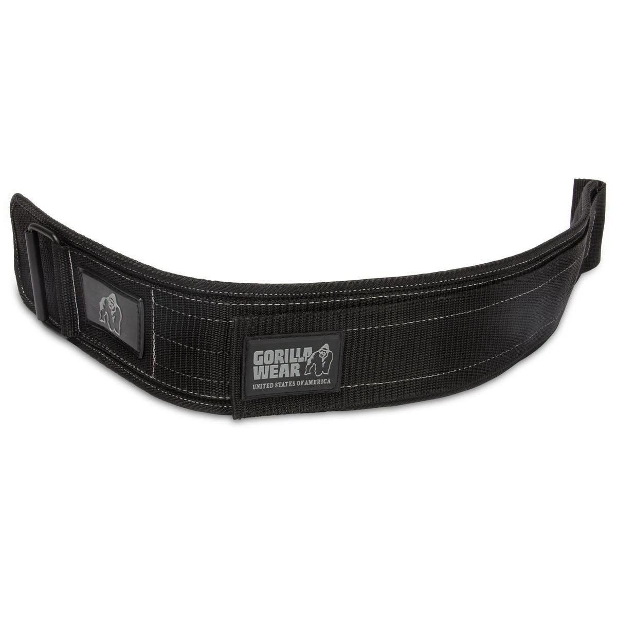 Gorilla Wear 4 Inch Nylon Belt - Lifting Belt- M/L - Zwart 4 Gorilla Wear 4 Inch Nylon Belt - Lifting Belt- M/L - Zwart - Afbeelding 2