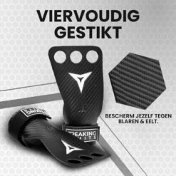 Breaking Limits Fitness & Crossfit Grips - Crossfit Handschoenen - Turnen - Gymnastics - Zwart- Maat L -Merkloos Winkel 1200x1200 5225