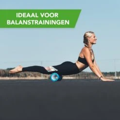 Tunturi Yoga Grid Foam Roller - Foam Roller The Grid - Foamroller - Fitness Roller - 33cm - Oranje - Incl. Gratis Fitness App -Merkloos Winkel 1200x1200 531