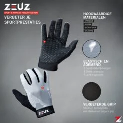 ZEUZ® Sport, Crossfit & Fitness Handschoenen Heren & Dames – Krachttraining – Wit & Grijs – De Perfecte Gloves Voor Meer Grip En Bescherming Tegen Blaren & Eelt - Maat L -Merkloos Winkel 1200x1200 5366