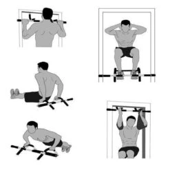 Pull Up Bar - Opdruksteun - Focus Fitness - Doorway Gym -Merkloos Winkel 1200x1200 5405