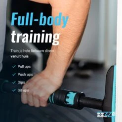 Pull Up Bar - Met Smartlock & Comfort Foam - Tot 200KG - 70 Tot 95 Cm - Optrekstang Voor In Deur - Krachttraining - Oozze -Merkloos Winkel 1200x1200 5432