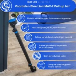 Blue Lion Max-2 Pull Up Bar Met Weerstandsband - Optrekstang Deur Met Fitness Elastiek - Thuis Sporten - Chin Up Bar Deurpost - Resistance Band -Merkloos Winkel 1200x1200 5445