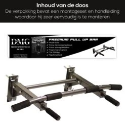 Merkloos DMG Sports® Pull Up Bar | Optrekstang | Pull Up Station | Wandmontage | Voor Aan De Muur | Met Extra Bevestigingspunt | Tot 200 KG 12 Merkloos DMG Sports® Pull Up Bar | Optrekstang | Pull Up Station | Wandmontage | Voor Aan De Muur | Met Extra Bevestigingspunt | Tot 200 KG -Merkloos Winkel 1200x1200 5465