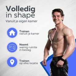 Pull Up Bar Incl. Handschoenen - Verstelbaar In Lengte 72-100cm - Optrekstang Deur - 200kg Belastbaar - Optrekstang Fitness - Blauw -Merkloos Winkel 1200x1200 5477