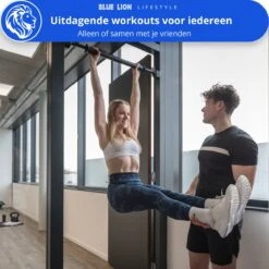 Blue Lion Max-1 Pull-up Bar - Optrekstang Voor In Deuropening - Fitness Thuis - Krachttraining - Mobiliteit - Spiergroei -Merkloos Winkel 1200x1200 5485