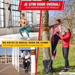 Optrekstang - Incl. Handige Rugzak Voor Transport - Op Boom Muur - Pull Up Bar - E-book Sportstech KS700 -Merkloos Winkel 1200x1200 5488