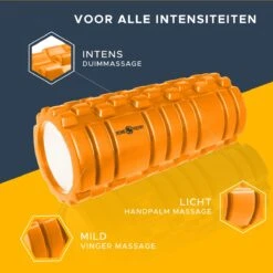 RP® Foam Roller Inclusief Massage Bal Workout EBook, Tas & Poster - Foamroller Massage Roller & Massagebal - Triggerpoint Bal -Merkloos Winkel 1200x1200 549