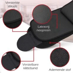 JUST23 Sauna Belt - Zweetband Buik - Sauna Band - Buiktrainer - Afslankband Buik - Afslankriem - Doeltreffend Afslanken – Zwart -Merkloos Winkel 1200x1200 5494