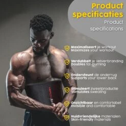 Soothe Waist Trainer Afslankband - Zweetband Buik - Afvallen - Sauna Band - Sauna Belt - Buikband - Met E-Book -Merkloos Winkel 1200x1200 5513