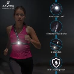 BOWINQ Boston 500 - Hardloop Verlichting - Hardloopvest Oplaadbaar - Wandel Verlichting - Borstlamp Van Kwaliteit - Reflectievest - Waterdicht - 1 Jaar Garantie -Merkloos Winkel 1200x1200 5541