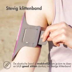 IMoshion Hardloop Telefoonhouder - Hardloopband - Universele Sportarmband - Ruimte Voor Pasje En Sleutel - Van 5 T/m 6,1 Inch - Paars -Merkloos Winkel 1200x1200 5568