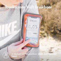 IMoshion Hardloop Telefoonhouder - Hardloopband - Universele Sportarmband - Ruimte Voor Pasje En Sleutel - Van 5 T/m 6,1 Inch - Oranje -Merkloos Winkel 1200x1200 5614