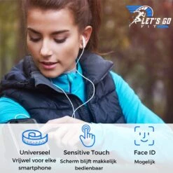 Hardloop Telefoonhouder - Sportband - Universeel & Spatwaterdicht T/m 7 Inch - Reflecterend - Inclusief E-book - Hardloop Armband Telefoon -Merkloos Winkel 1200x1200 5705