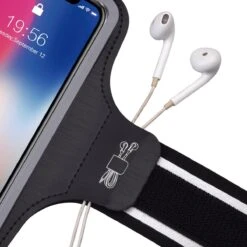 Athletix® - Universele Hardloop Armband - Sportarmband Met Reflectoren - Met Pasjeshouder & Sleutelhouder - 100% Spatwaterdicht - IPhone 12 - Samsung - Huawei - Zwart -Merkloos Winkel 1200x1200 5711