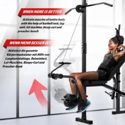 Physionics - Multifunctionele Halterbank - Trainingsbank - Krachtstation - Trainingsstation - Halters - Halterset - Verstelbaar -Merkloos Winkel 1200x1200 5780