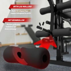 Physionics - Multifunctionele Halterbank - Trainingsbank - Krachtstation - Trainingsstation - Halters - Halterset - Verstelbaar -Merkloos Winkel 1200x1200 5785