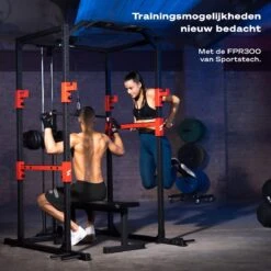 Sportstech Power Rack + Pull-up Bar| Rek Voor Halter Met Gewichten | Home Gym Krachtstation Voor Fitness & Sport Thuis | FPR300 Power Tower -Merkloos Winkel 1200x1200 5791
