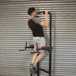 Pull Up Station - Train Diverse Spiergroepen Thuis Met Een Krachtstation - Power Tower - Pull Up Rack - Pull Up Bar - Zwart -Merkloos Winkel 1200x1200 5798