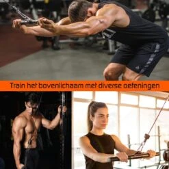 Fitness Kabelsysteem – Thuis Sporten Met Diverse Handgrepen– Katrol - Triceps Touw – Krachttraining - Lat Pulley - Krachtstation 26 Fitness Kabelsysteem – Thuis Sporten Met Diverse Handgrepen– Katrol - Triceps Touw – Krachttraining - Lat Pulley - Krachtstation -Merkloos Winkel 1200x1200 5815