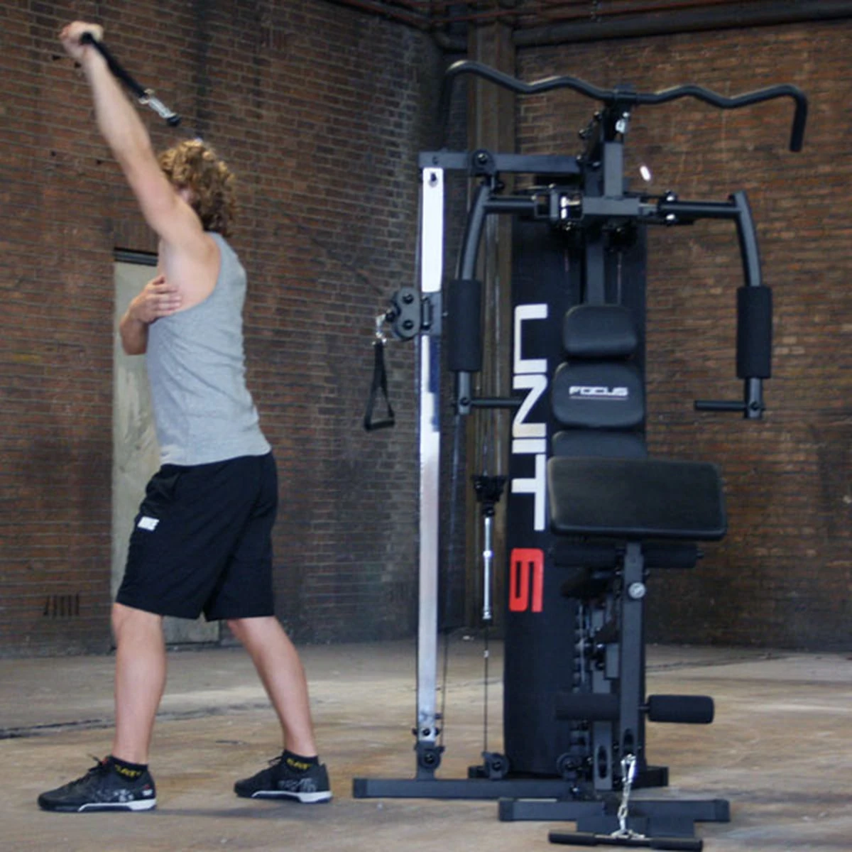 Focus Fitness - Home Gym - Krachtstation - Unit 6 - Zwart 9 Focus Fitness - Home Gym - Krachtstation - Unit 6 - Zwart - Afbeelding 7