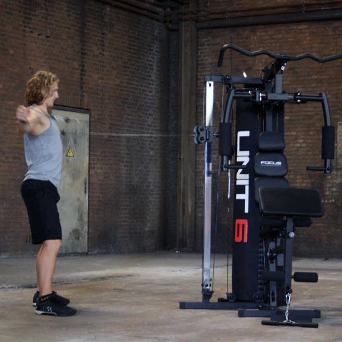 Focus Fitness - Home Gym - Krachtstation - Unit 6 - Zwart 13 Focus Fitness - Home Gym - Krachtstation - Unit 6 - Zwart - Afbeelding 11