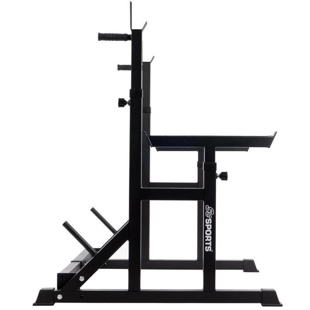ScSPORTS® Squat Rack - Squat Rek - Verstelbaar - Tot 150 KG Belastbaar - Fitness 3 ScSPORTS® Squat Rack - Squat Rek - Verstelbaar - Tot 150 KG Belastbaar - Fitness