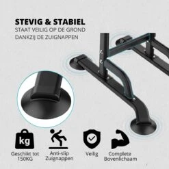 Krachstation Met Pull Up Bars En Dip Bars - Homegym - Pull Up Station - Power Tower - Max. 150KG -Merkloos Winkel 1200x1200 5878