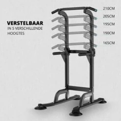 Krachstation Met Pull Up Bars En Dip Bars - Homegym - Pull Up Station - Power Tower - Max. 150KG -Merkloos Winkel 1200x1200 5882